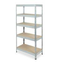 form exa galvanised shelving unit h1800mm w900mm