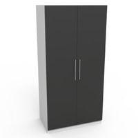 Form Darwin White & Anthracite Wardrobe