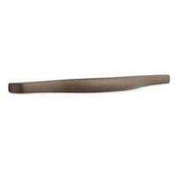 form darwin chocolate brown matt bow bedroom door handle