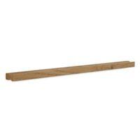 Form Darwin Oak Effect Straight Profile Bedroom Door Handle