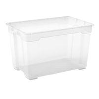 form flexi store clear xl 57l plastic storage box