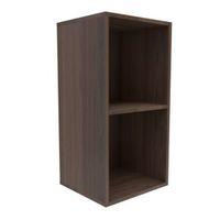 form konnect walnut effect 2 cube shelving unit h692mm w352mm