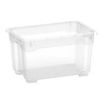 form flexi store clear xxs 45l plastic storage box