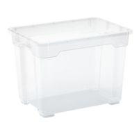 form flexi store clear small 17l plastic storage box