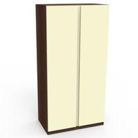 form darwin walnut effect cream wardrobe