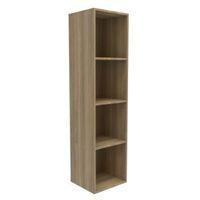 form konnect oak effect 4 cube shelving unit h1372mm w352mm