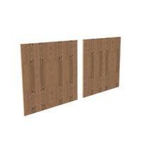 Form Oppen White/ Natural Oak Storage Reversible Back Panel (H)499mm (W)472mm