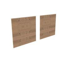 Form Oppen White/ Natural Oak Storage Reversible Back Panel (H)999mm (W)971mm