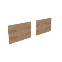 Form Oppen White/ Natural Oak Storage Reversible Back Panel (H)999mm (W)721mm