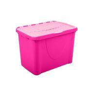 Form Storage Boxes Pink 60L Plastic Storage Box