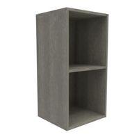 form konnect oak effect 2 cube shelving unit h692mm w352mm