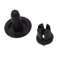 Form Twinslot Black Twinslot Press Studs (W)1cm