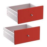 Form Konnect Red 2 Drawer Set (W)322mm