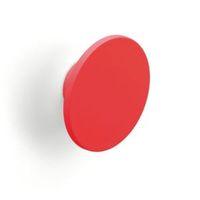 form darwin red matt circular bedroom cabinet door knob