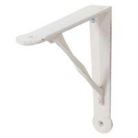 form classic twist white shelf bracket d150mm