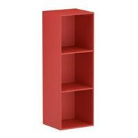 form konnect red 3 cube shelving unit h1032mm w352mm