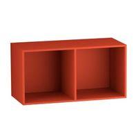 form konnect red 2 cube shelving unit h692mm w352mm