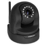 Foscam FI9826P Plug and Play HD 960P 1.3MP 3X Optional Zoom Wireless Home Camera - Black
