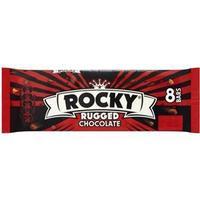 foxs biscuits rocky bars individually wrapped milk chocolate pack of 8