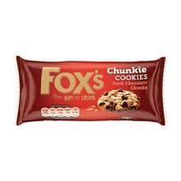 Fox\'s Biscuits Dark Chocolate Chunk Cookies Extra Deep Cookie Dough