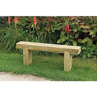 Forest Garden Sleeper Bench 1.2m