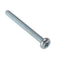 ForgeFix 25MSPH312 Machine Screw Pozi Pan Head ZP M3 x 12mm Bag 25