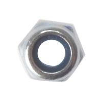 ForgeFix 50NYLOC12 Hexagon Nut & Nylon Insert ZP M12 Bag 50