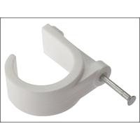 ForgeFix Pipe Clip With Masonry Nail 28mm Box 100