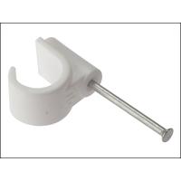 ForgeFix Pipe Clip With Masonry Nail 22mm Box 100