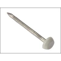 ForgeFix Cladding Pin White Stainless Steel 30mm Blister 50