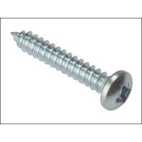 ForgeFix Self Tapping Screw Pozi Pan Head ZP 1.1/2 x 8 Box 200
