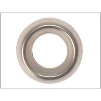 ForgeFix Screw Cup Washer Solid Brass Nickle Plated No.10 Blister 20