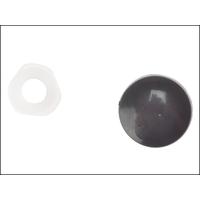 ForgeFix Domed Cover Cap Black No.6-8 Blister 25