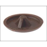 ForgeFix Pozi Cover Cap Dark Brown No.6-8 Blister 50