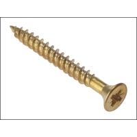 ForgeFix General Purpose Pozi Screw Countersunk TT Electro Brass 1.1/2 x 8 Box 200