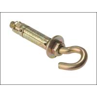 forgefix hook bolt zinc yellow passivated m8 bag 10