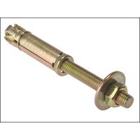 ForgeFix Masonry Anchor Bolt Projecting Zinc Yellow Passivated M10 x 50 Blister 4