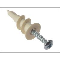 ForgeFix Cavity Wall Nylon Speed Plug 4.0mm Blister 10