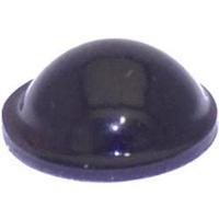 Foot self-adhesive, circular Black (Ø x H) 9.5 mm x 3.8 mm TOOLCRAFT PD2095SW 1 pc(s)