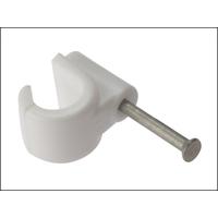 forgefix pipe clip with masonry nail 11mm box 100