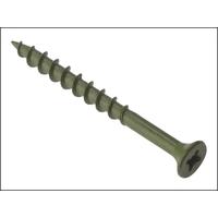 ForgeFix Decking Screw Pozi ST Green Anti-Corrosion Treated 4.5 x 55mm Box 200