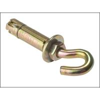 Forgefix Hook Bolt Zinc Yellow Passivated M10 Bag 5