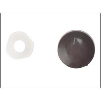 Forgefix Domed Cover Cap Dark Brown No.6-8 Bag 25