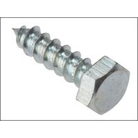 Forgefix Coach Screw Hexagon Head Single Thread ZP M6 x 40 Bag 10