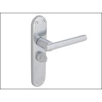 Forge Backplate Handle Privacy - Modular Chrome Finish