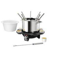 Fondue 1000 W with manual temperature settings Unold Elegance Stainless steel, Black