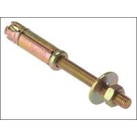 Forgefix Masonry Anchor Bolt Projecting Zinc Yellow Passivated M8 x 80 Bag 10