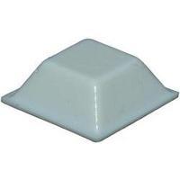 Foot self-adhesive, square White (L x W x H) 20.5 x 20.5 x 7.5 mm TOOLCRAFT PD2205W 1 pc(s)