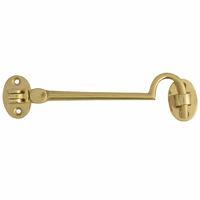 forge silent brass cabin hook 6 inches 155mm