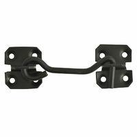 Forge Black Cabin Hook 8 Inches (200mm)